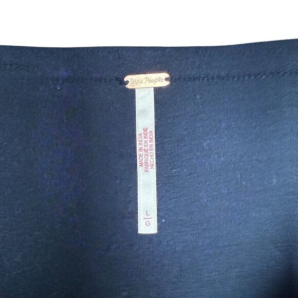 EUC Women's FREE PEOPLE x Free-est "Cooler in Capri" Skirt Black | Size L - Picture 7 of 9